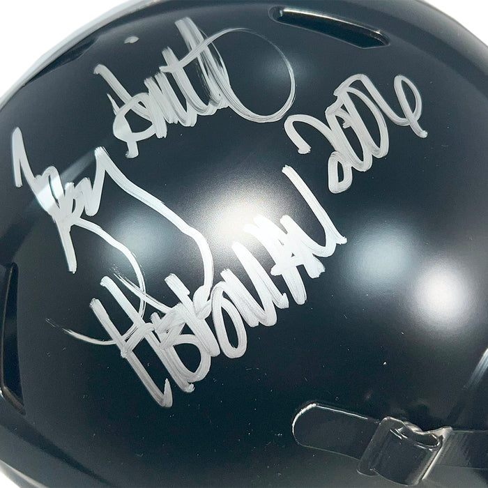Troy Smith Signed Heisman 2006 Inscription Ohio State Buckeyes Alt Speed Full-Size Replica Football Helmet (JSA)