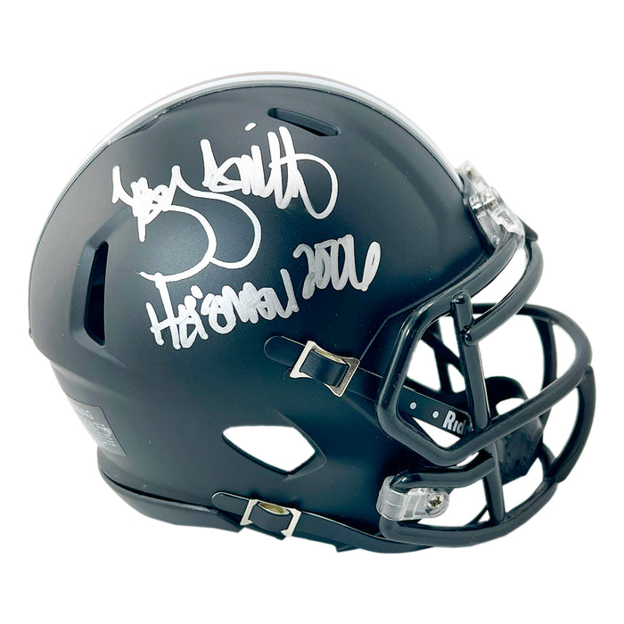 Troy Smith Signed HT 06 Inscription Ohio State Buckeyes Speed Mini Football Helmet (JSA)