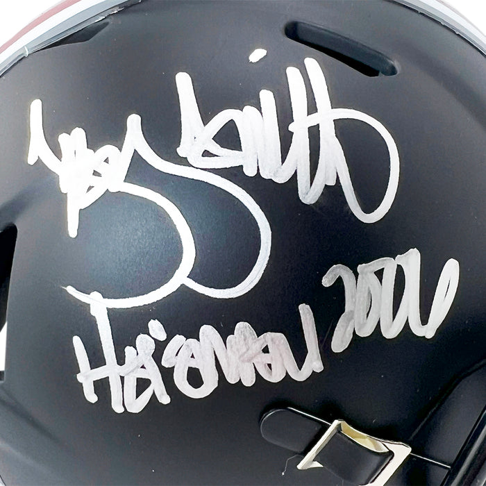 Troy Smith Signed HT 06 Inscription Ohio State Buckeyes Speed Mini Football Helmet (JSA)