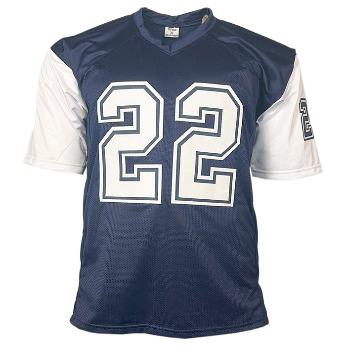 Emmitt Smith Signed Dallas Navy Alternate Football Jersey (Beckett)