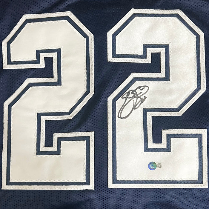 Emmitt Smith Signed Dallas Navy Alternate Football Jersey (Beckett)