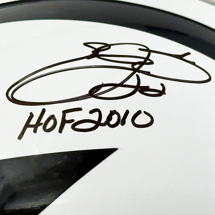 Emmitt Smith Signed HOF 2010 Inscription Dallas Cowboys Throwback 60-63 Full-Size Replica Football Helmet (JSA)
