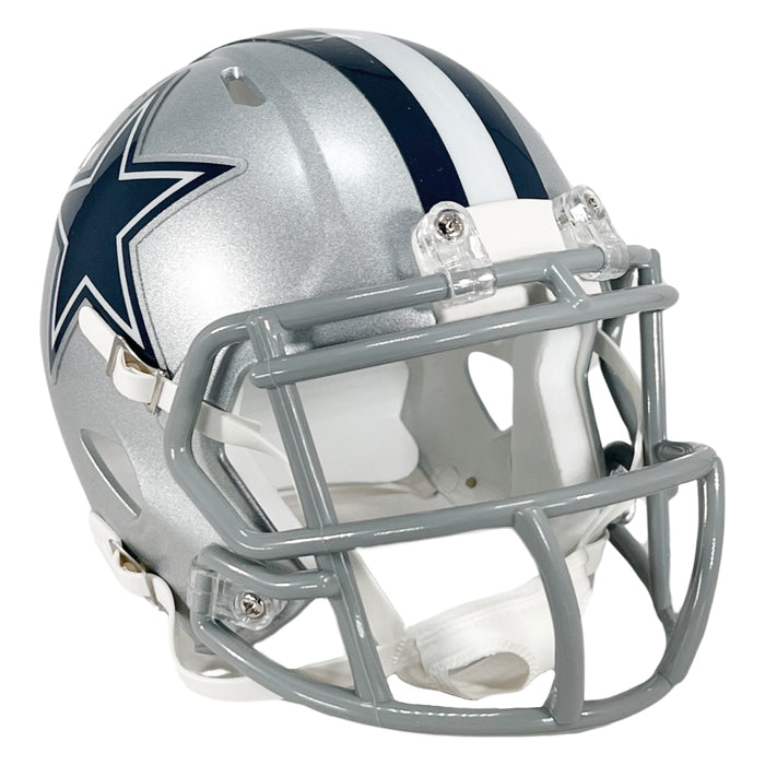 Mazi Smith Signed Dallas Cowboys Speed Mini Football Helmet (JSA)