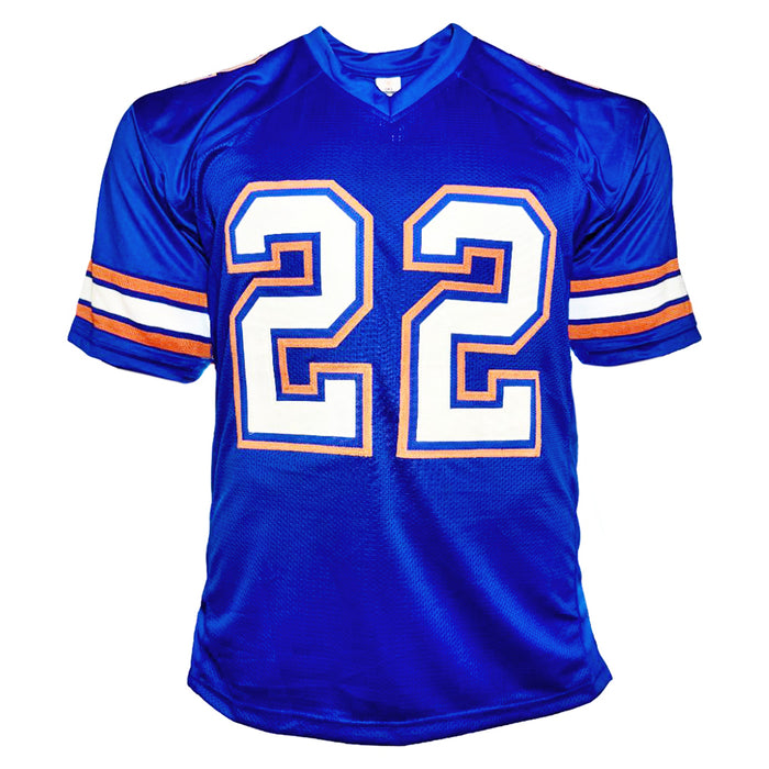 Emmitt Smith Signed Florida College Blue Football Jersey (JSA)