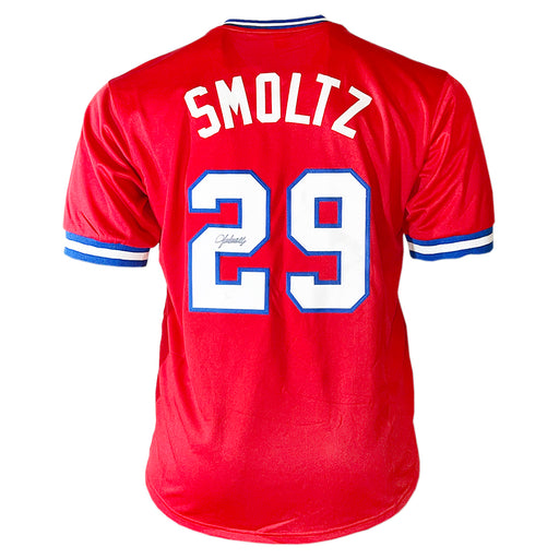 John Smoltz Signed Atlanta Red Baseball Jersey (JSA)