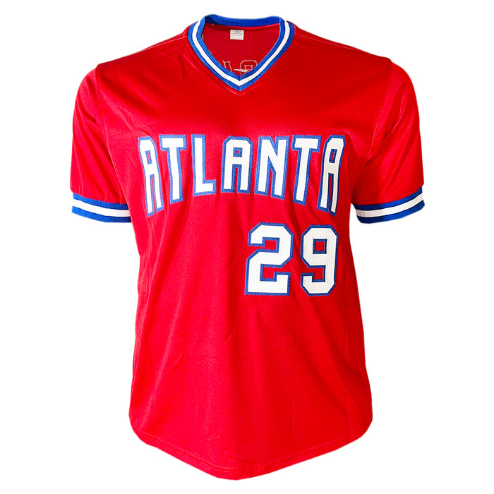 John Smoltz Signed Atlanta Red Baseball Jersey (JSA)