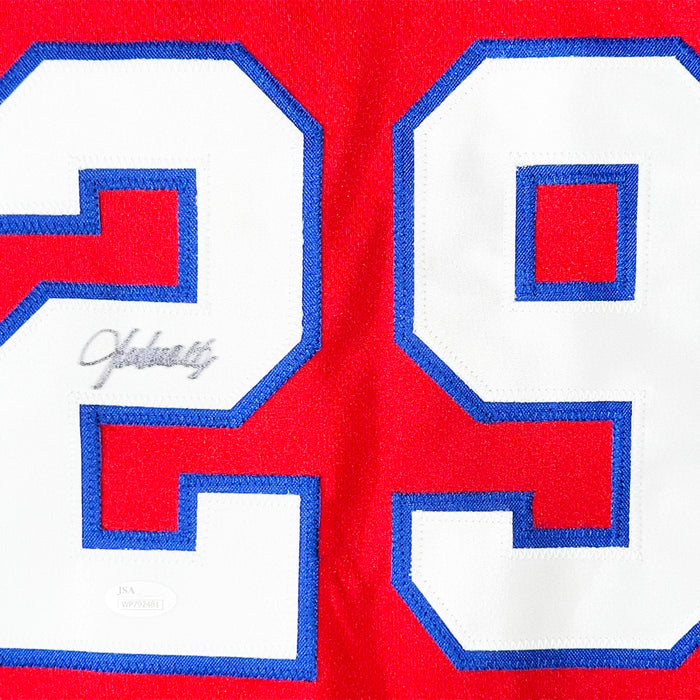John Smoltz Signed Atlanta Red Baseball Jersey (JSA)