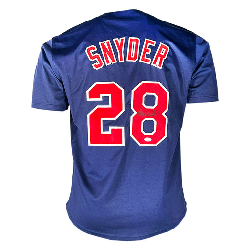 Cory Snyder Signed Cleveland Navy Baseball Jersey (JSA)