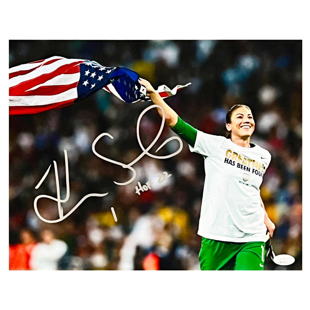 Hope Solo Signed Team USA Pose 1 Soccer 11x14 Photo (JSA)