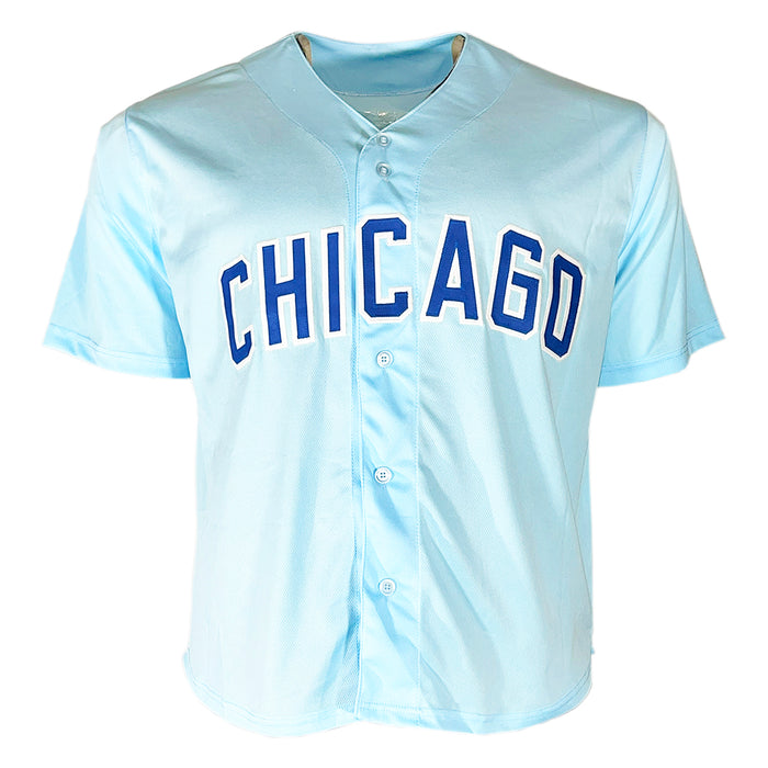 Sammy Sosa Signed Chicago Light Blue Baseball Jersey (Beckett)