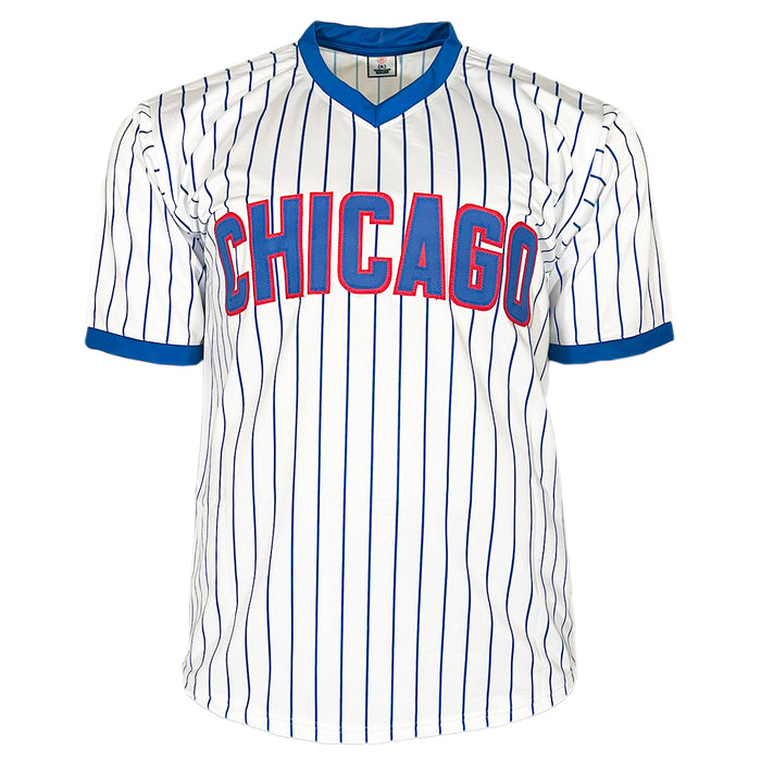 Sammy Sosa Signed Chicago Pinstripe Baseball Jersey (Beckett)