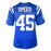 EJ Speed Signed Indianapolis Blue Football Jersey (Beckett)