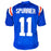 Steve Spurrier Signed Florida College Blue Football Jersey (JSA)