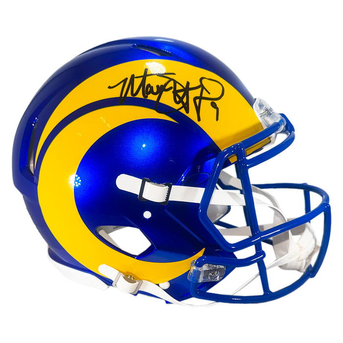 Matthew Stafford Signed Los Angeles Rams Authentic Speed Full-Size Football Helmet (Beckett)