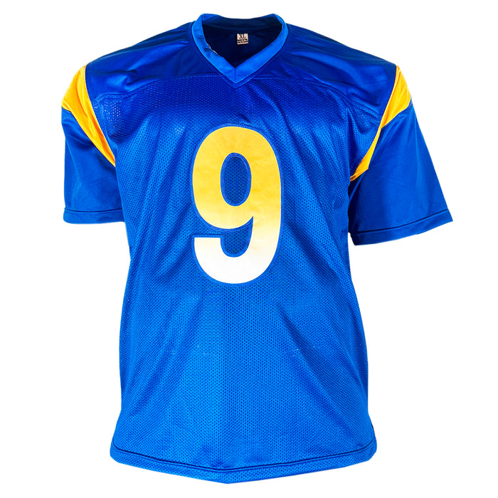 Matthew Stafford Signed Los Angeles Blue Football Jersey (Beckett)