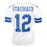 Roger Staubach Signed Dallas White Football Jersey (Beckett)