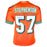 Dwight Stephenson Signed HOF 98 Inscription Miami Orange Football Jersey (JSA)