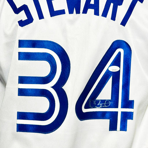 Dave Stewart Signed Toronto White Baseball Jersey (JSA)