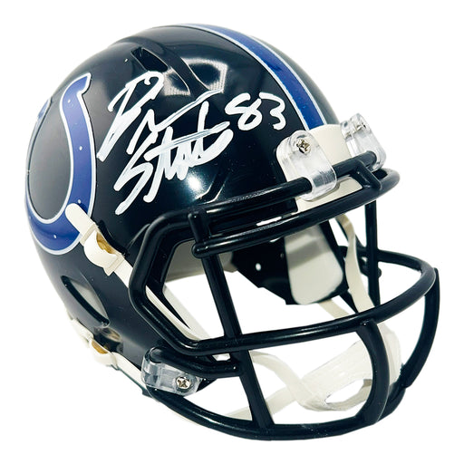 Brandon Stokley Signed Indianapolis Colts Alt 2023 Speed Mini Football Helmet (Beckett)