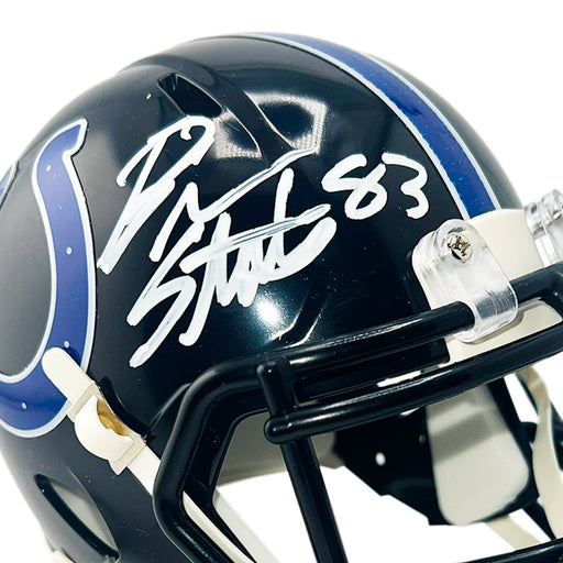 Brandon Stokley Signed Indianapolis Colts Alt 2023 Speed Mini Football Helmet (Beckett)