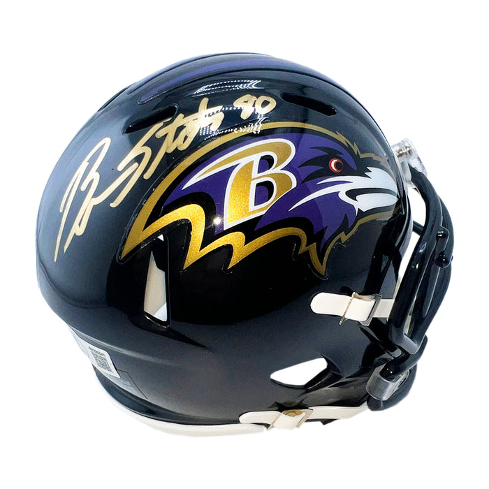 BALTIMORE RAVENS 2024 On Field Alternate Mini Speed NFL FOOTBALL NEW IN - Foto 12