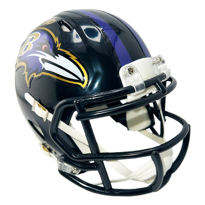 Brandon Stokley Signed Baltimore Ravens Speed Mini Football Helmet (Beckett)