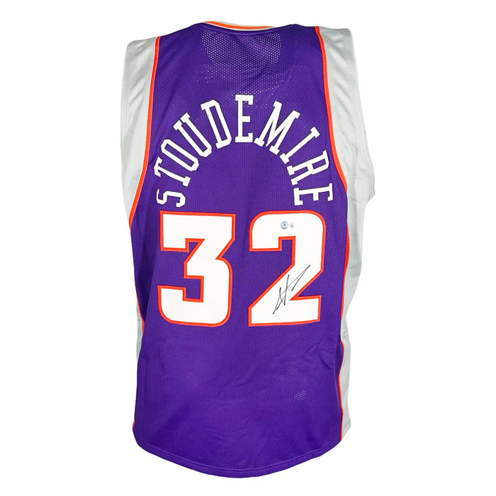 Amar'e Stoudemire Signed Phoenix Purple Basketball Jersey (Beckett)