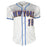 Darryl Strawberry Signed New York #18 Grey Button Up Baseball Jersey (PSA)