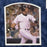Darryl Strawberry Signed 3X WS Champs New York Gray Custom Double-Suede Framed baseball Jersey (JSA)