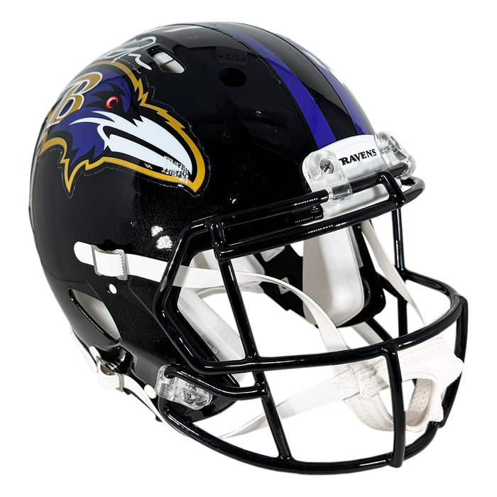 Terrell Suggs Signed Baltimore Ravens Authentic Speed Full-Size Football Helmet (JSA)