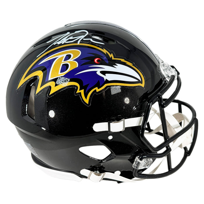 Terrell Suggs Signed Baltimore Ravens Authentic Speed Full-Size Football Helmet (JSA)