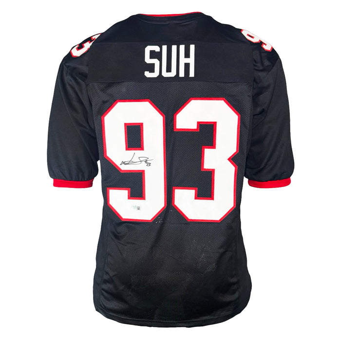 Ndamukong Suh Signed Tampa Bay Black Football Jersey (Beckett)