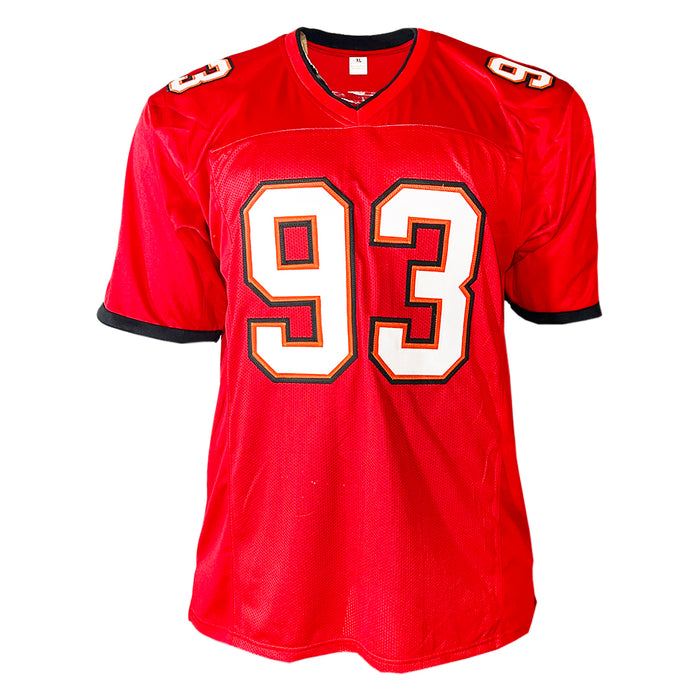 Ndamukong Suh Signed Tampa Bay Red Football Jersey (Beckett)