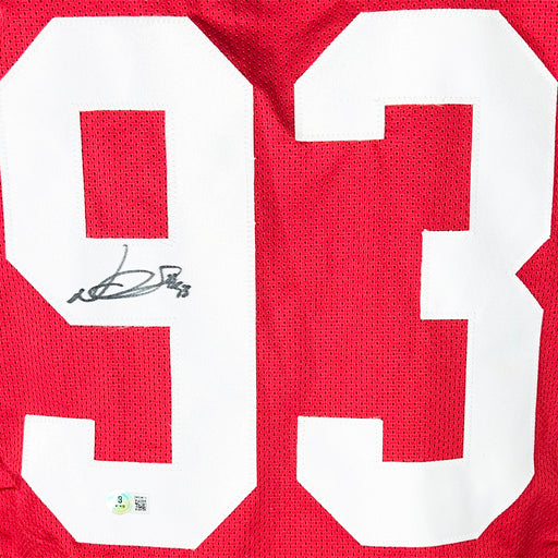 Ndamukong Suh Signed Nebraska College Red Football Jersey (Beckett)