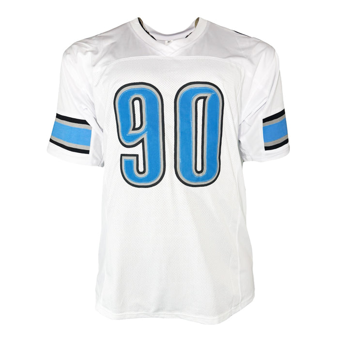 Ndamukong Suh Signed Detroit White Football Jersey (Beckett)