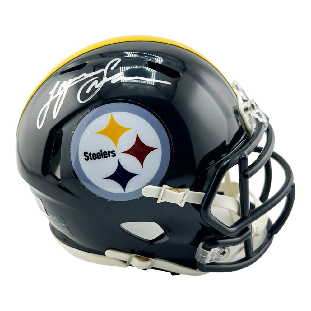 Lynn Swann Signed Pittsburgh Steelers Speed Mini Football Helmet (Beckett)