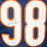Montez Sweat Signed Chicago Navy Football Jersey (JSA)