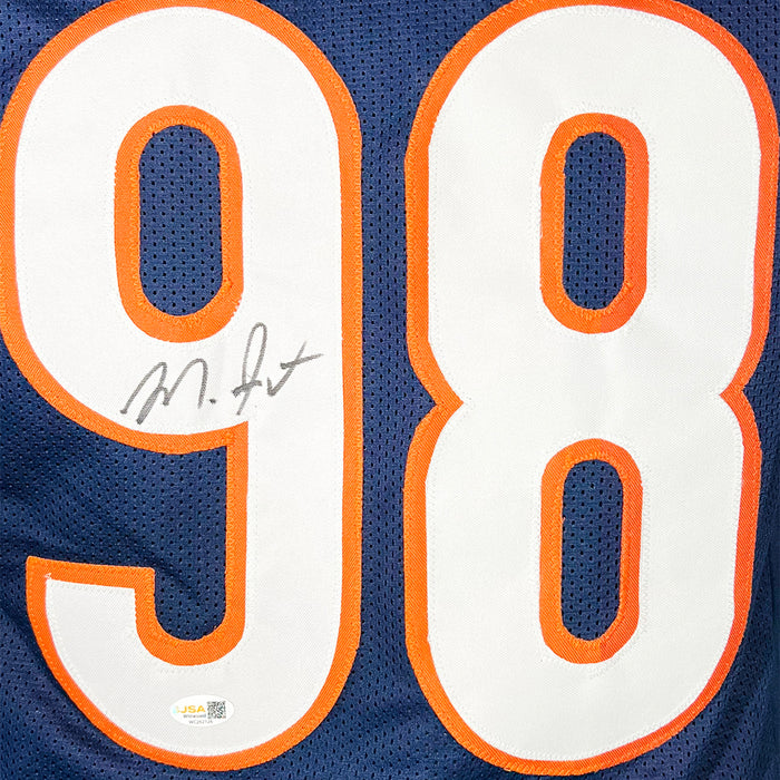 Montez Sweat Signed Chicago Navy Football Jersey (JSA)