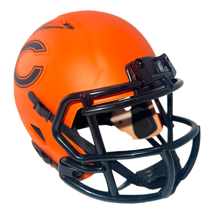 D'Andre Swift Signed Chicago Bears Rave Mini Football Helmet (JSA