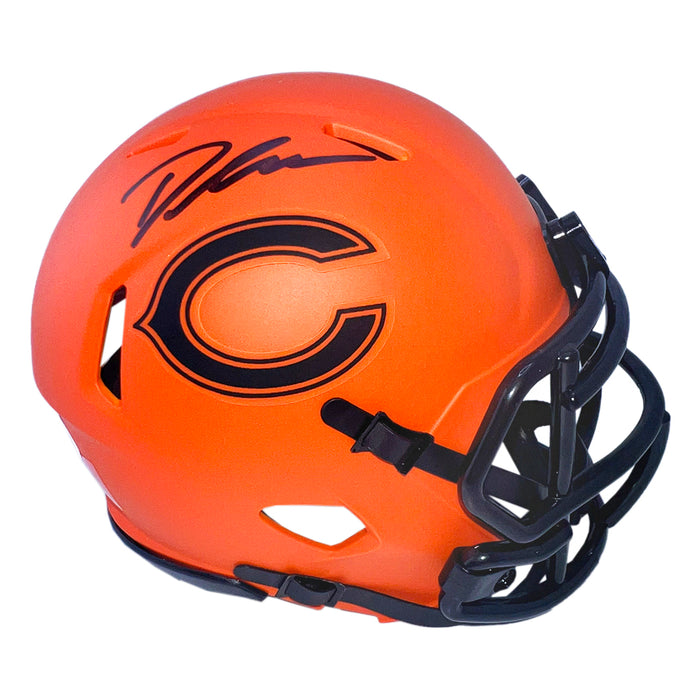 D'Andre Swift Signed Chicago Bears Rave Mini Football Helmet (JSA