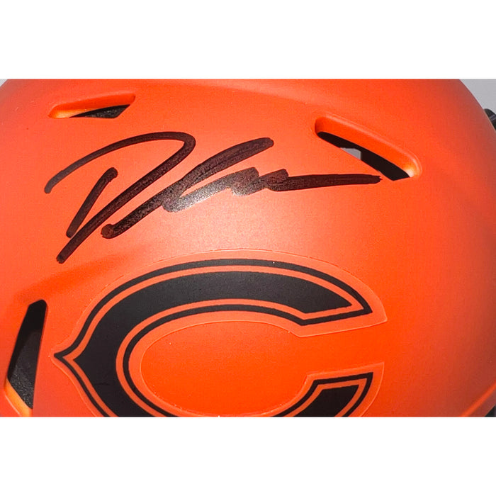 D'Andre Swift Signed Chicago Bears Rave Mini Football Helmet (JSA)