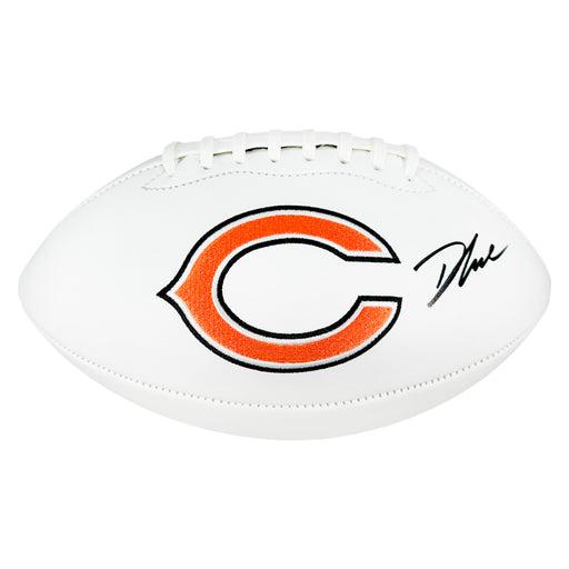 D'Andre Swift Signed Chicago Bears Official NFL Team Logo Football (JSA)