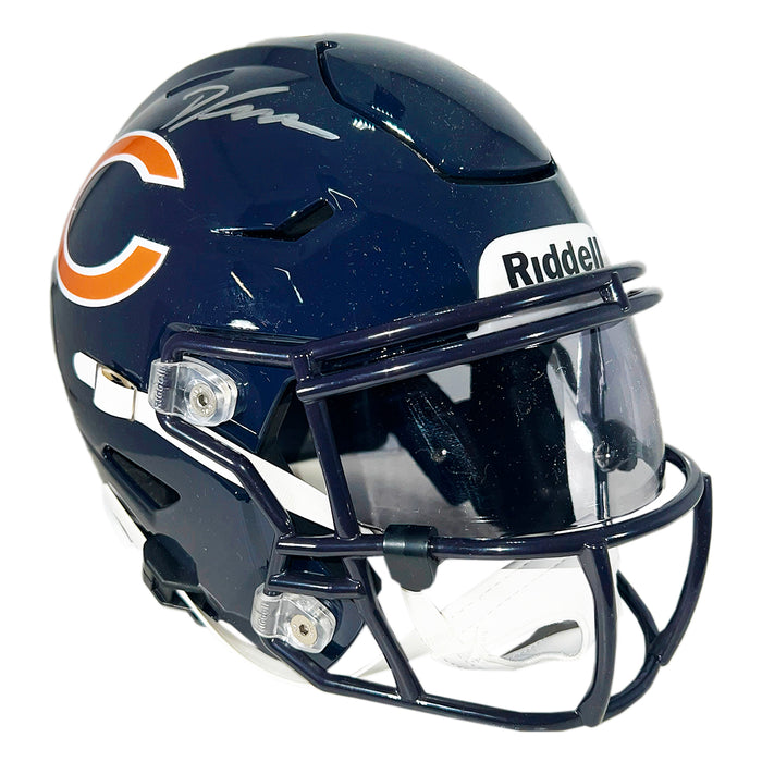 D'Andre Swift Signed Chicago Bears Midi SpeedFlex Football Helmet (JSA)