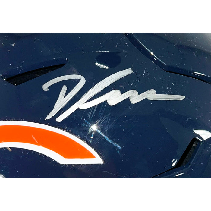 D'Andre Swift Signed Chicago Bears Midi SpeedFlex Football Helmet (JSA)