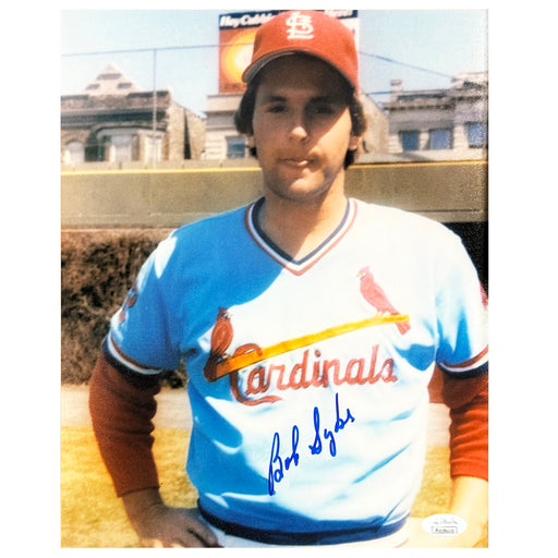 Bob Sykes Signed St. Louis Pose 1 Baseball 8x10 Photo (JSA)