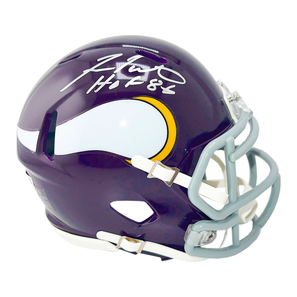 Fran Tarkenton Signed HOF 86 Inscription Minnesota Vikings
