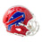 Steve Tasker Signed Buffalo Bills Throwback 87-01 Speed Mini Football Helmet (JSA)