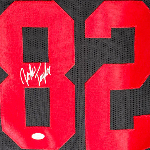 John Taylor Signed San Francisco Black Football Jersey (JSA)