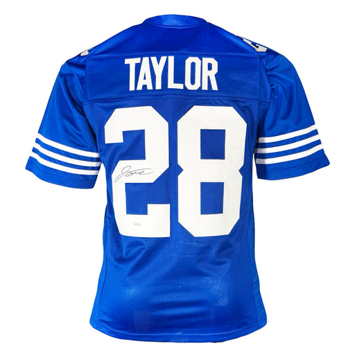 Jonathan Taylor Signed Indianapolis Alternate Blue Football Jersey (JSA)