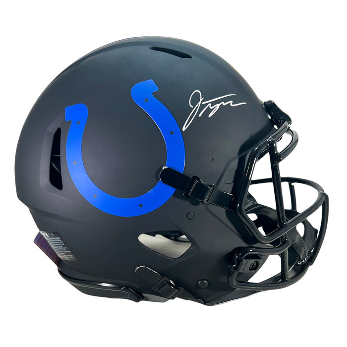Jonathan Taylor Signed Indianapolis Colts Authentic Eclipse Full-Size Football Helmet (Beckett)